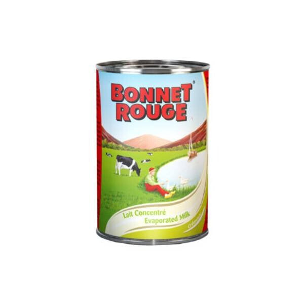 Leche Evaporada Bonnet Rouge (410gr.) - Caja 24 uds.