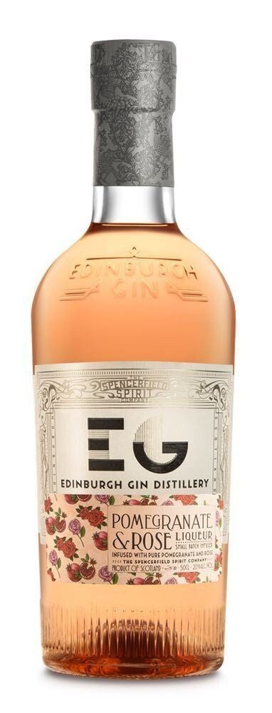 Licor Escoces Edinburgh Gin con Granada y Rosas 20% Vol (0,5L)