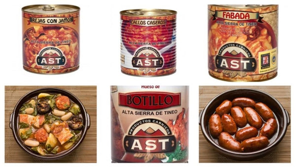 Lote 6 Botes (Callos - Fabada - Oreja - Pote- Botillo - Pinchitos)