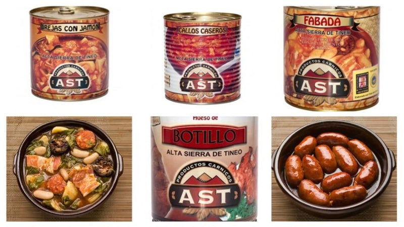Lote 6 Botes (Callos - Fabada - Oreja - Pote- Botillo - Pinchitos)