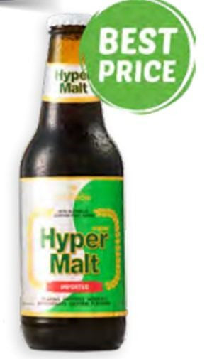 Malta Hyper Malt Botella 33Cl - Caja De 24 Unidades