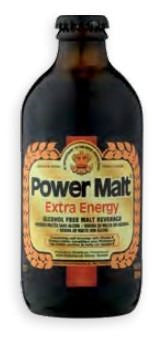 Malta Power Malt Botella 33Cl - Caja De 24 Unidades