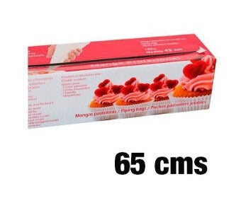 MANGA PASTELERA Desechable 65cm Rollo, 100 uds. SOC CHEF
