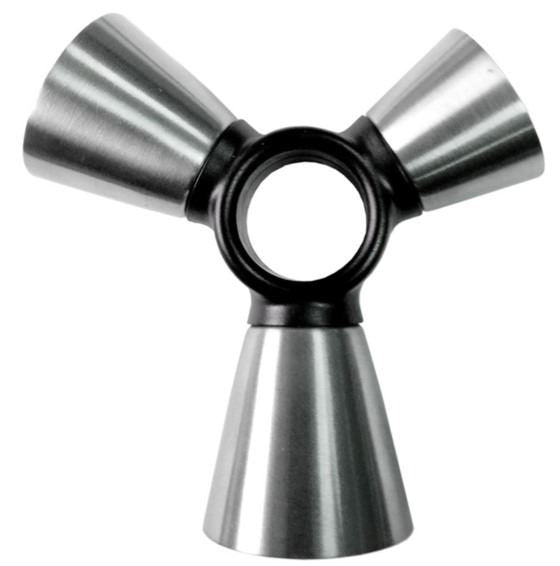 Medidor Triple Acero Inoxidable