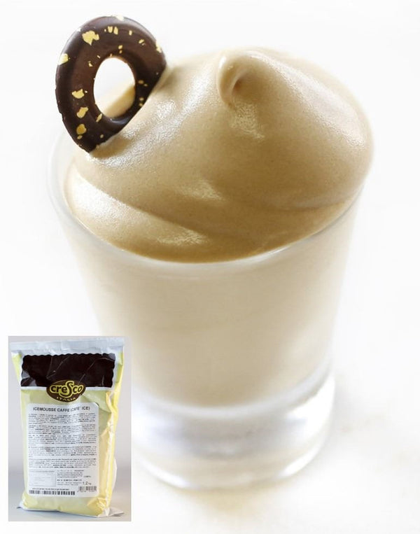 Mezclas en polvo, completas y listas para elaborar crema fria de café bolsa de 1,2kg