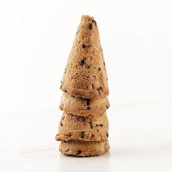 Mini cono pasta brisa 60mm crema choco y virutas - Caja 192 unidades