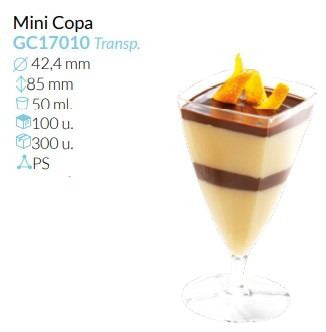 Mini Copa Tte Ø 42,4 Alto 85 Mm 50 Ml Pack 100 Unid