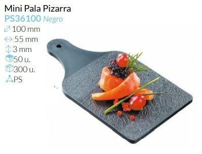 Mini Pala Pizarra 100X55X3 Mm Pack 50 Unid