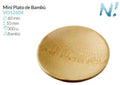 Mini Plato De Bambú Ø 60 Alto 10 Mm Caja 300 un.