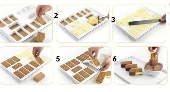 MOLDE HELADO 87X48X24MM 97ML 14 PCS