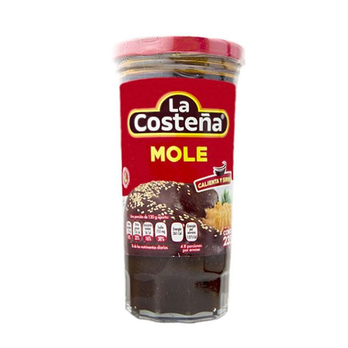 Mole Rojo Vaso frasco 235gr.