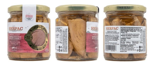 Morrillo de atún en tarro con aceite de oliva 250gr