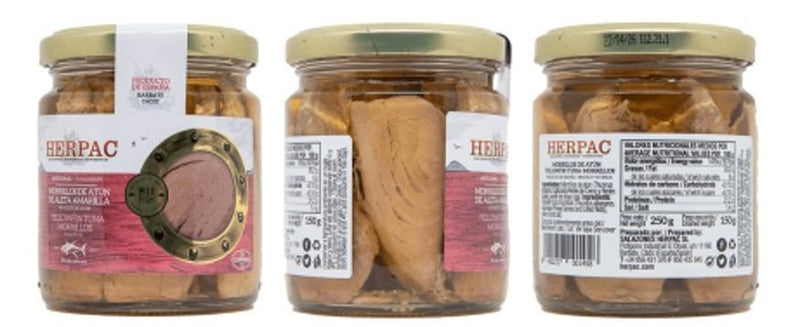 Morrillo de atún en tarro con aceite de oliva 250gr