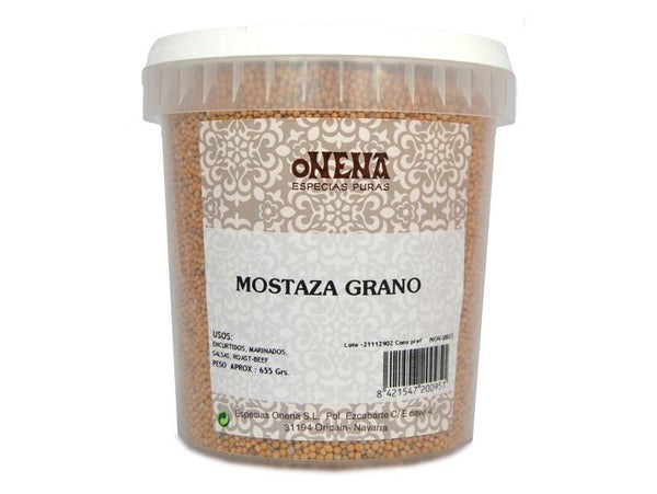 MOSTAZA GRANO 655GR