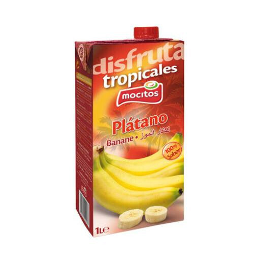 Zumo de Plátano Mocitos (1L.) - Caja 12 uds.