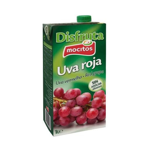 Zumo de Uva Roja Mocitos (1L.) - Caja 12 uds.