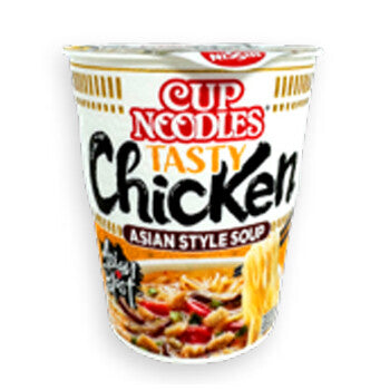 Noodles de Pollo con Jengibre en Vaso Nissin (63gr.) - Caja 8 uds.