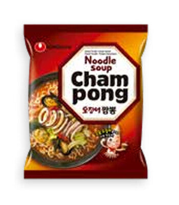 Noodles Nongshim Champong (124gr.)  - Caja 20 uds.