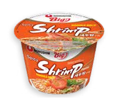 Noodles Gamba en Bowl Nongshim (115gr.) - Caja 16 uds.