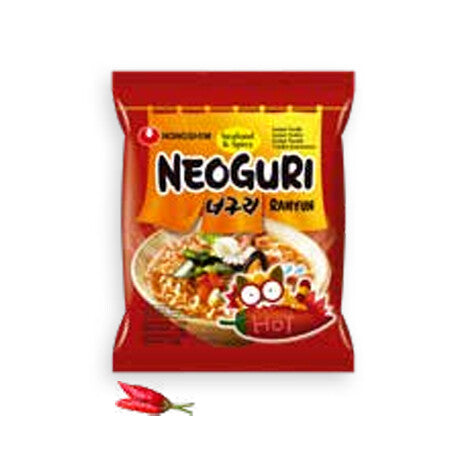 Noodles Ramen Neoguri Raymun Picantes Nongshum (120gr.) - Caja 20 uds.