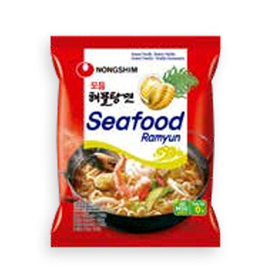 Noodles de Marisco Ramyun NongShim (125gr.) - Caja 20 uds.