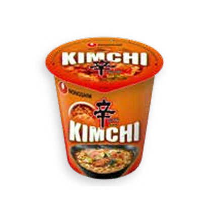 Noodles Shim Kimchi en Vaso NongShim (75gr.) - Caja 12 uds.