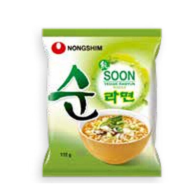Noodles Instantaneos Veggie Ramyun Nongshim (112gr.)  - Caja 20 uds.