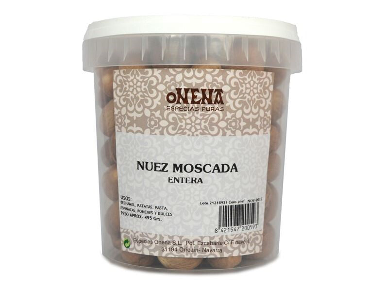 NUEZ MOSCADA ENTERA 495GR