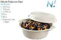 Olla De Pulpa Con Tapa Ø 269 Alto 102  1700 Ml Pack 20 Unidades