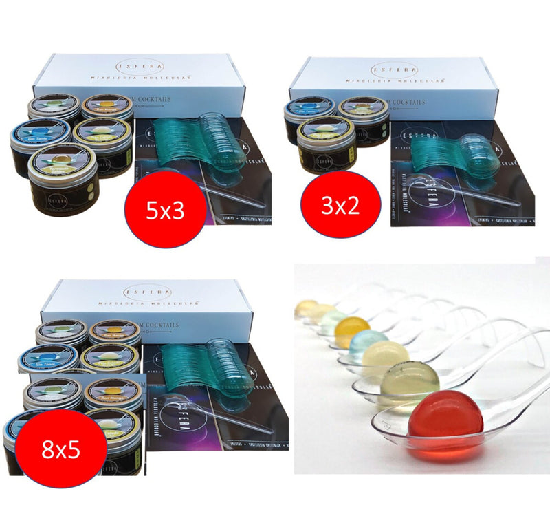 Pack de esferas de 2,5cm +cucharillas
