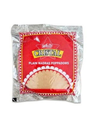 Pan de Lentejas Pappadums Plain Jeera CRISTAL (200gr)