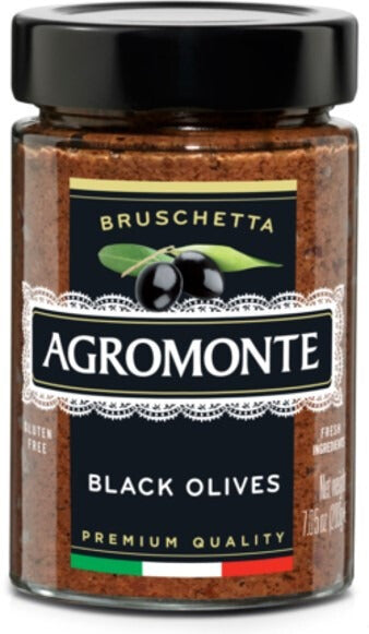 Pane & pasta olive nere 106gr*12 Agromonte