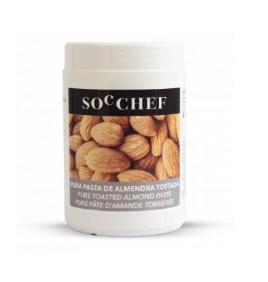 PASTA DE ALMENDRA Cubo, 1 kg, SOC CHEF