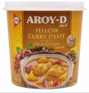 Pasta de curry Amarillo 400gr Aroy-D