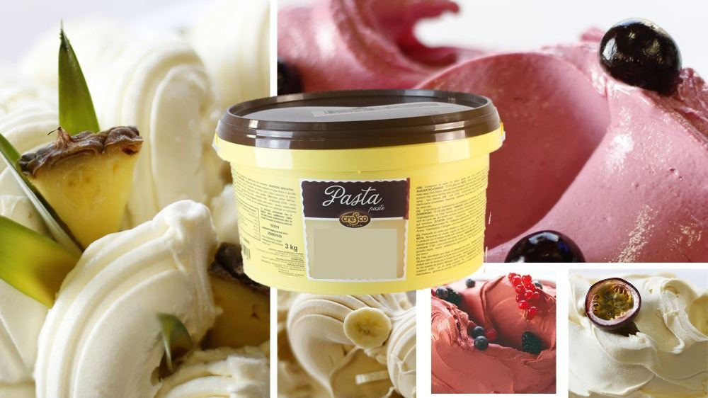 Pasta para elaborar sorbetes y helados de fruta (varios sabores)