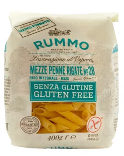 Pasta Rummo Mezze penne senza glutine nº28 400gr*12