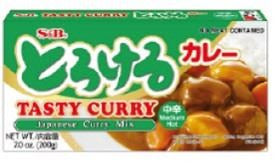 Pastillas curry Tasty Curry medio picante 200gr S&B