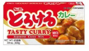 Pastillas curry Tasty Curry poco picante 200gr S&B