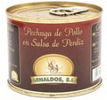 Pechuga de pollo salsa de Perdiz lata  200gr