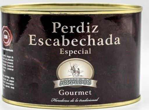 Perdiz en Escabeche lata oval 600gr