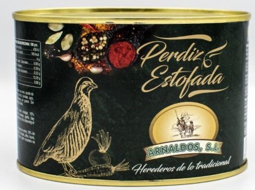 Perdiz Estofada lata oval 600gr