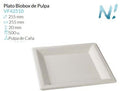 Plato Biobox De Pulpa 255X255X20 Mm Caja 500 un.