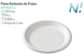 Plato Redondo De Pulpa Ø 230 Mm Pack 50 Un.