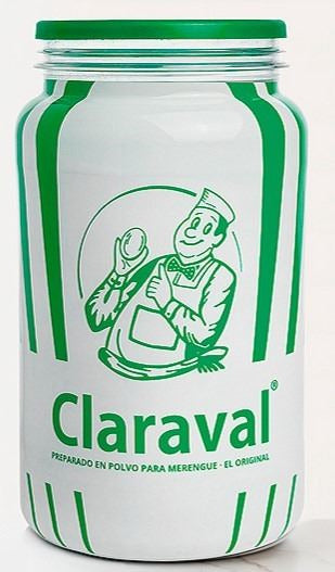 Preparado en polvo merengue CLARAVAL SIN ADITIVOS Bote 1 kg