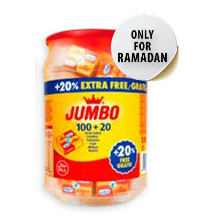 Cubo Promo de Caldo en Pastillas Jumbo para Ramadán (100P+20P) - Caja 10 uds. (Halal)