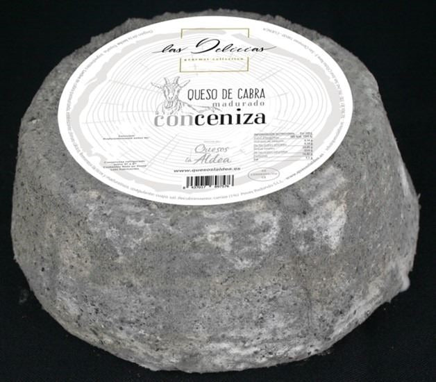 Queso de Cabra Madurado Moho Blanco / Ceniza (1 kg.) IZA 1KG
