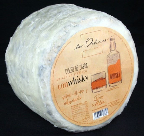 Queso de Cabra Curado Manteca y Whisky (1kg.)