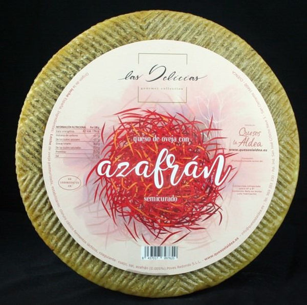 Queso de Oveja Semicurado con Azafran
