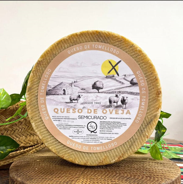Queso Manchego Semicurado Oveja - Tomelloso