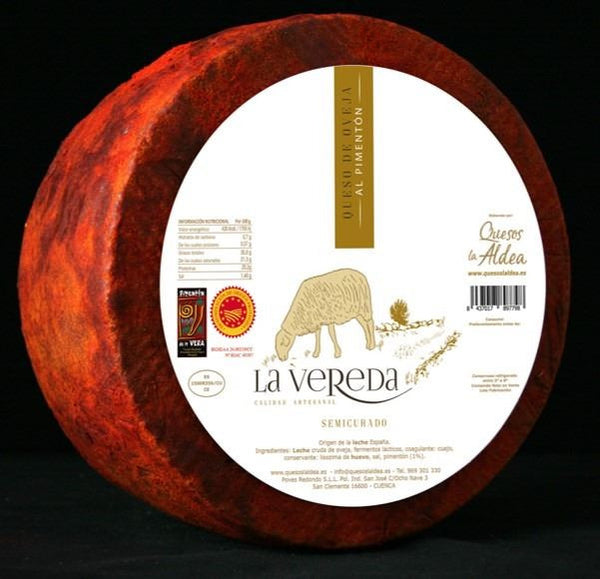 Queso Semicurado de Oveja con Pimentón de la Vera